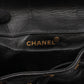 CHANEL Black Matelasse Turn Lock Chain Lambskin (sheep leather) A04194 2101219931845