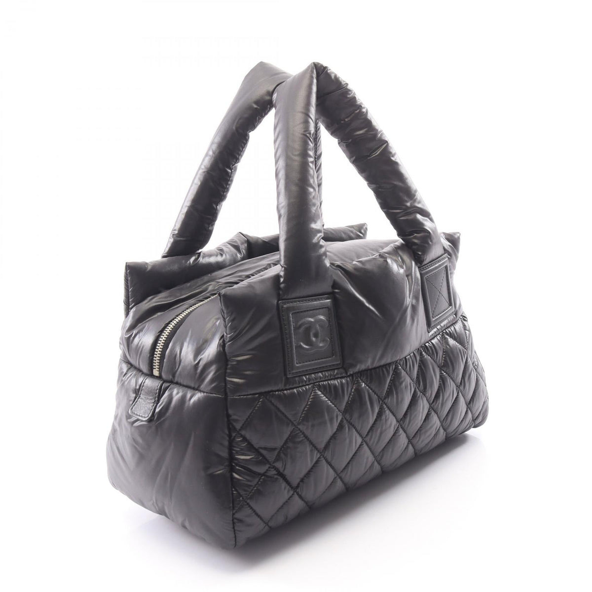 CHANEL Black Cococoon Nylon�leather A48619 2118800165411