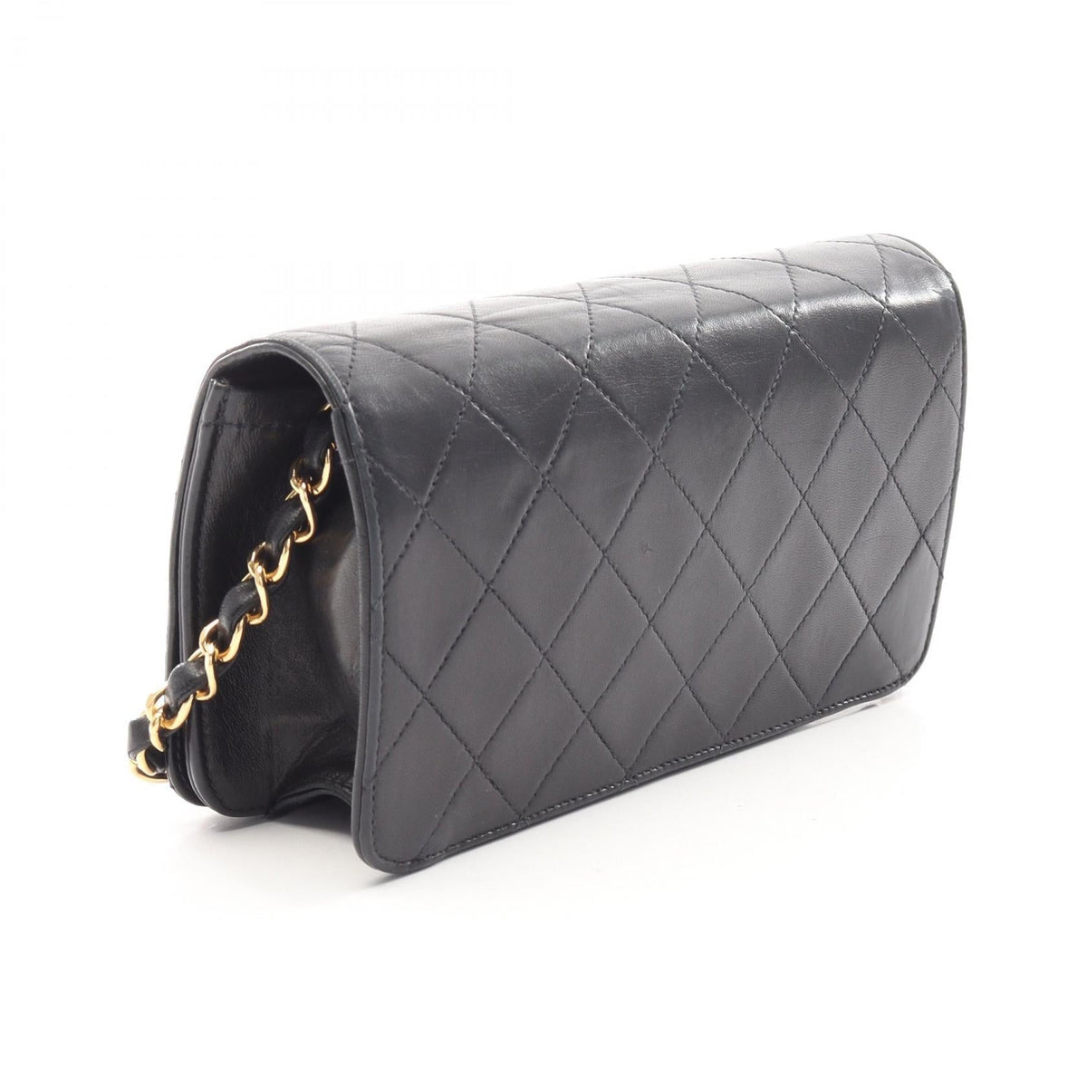 CHANEL Black Mini Matelasse Full Flap Turnlock Lambskin (sheep leather) 2101219887678