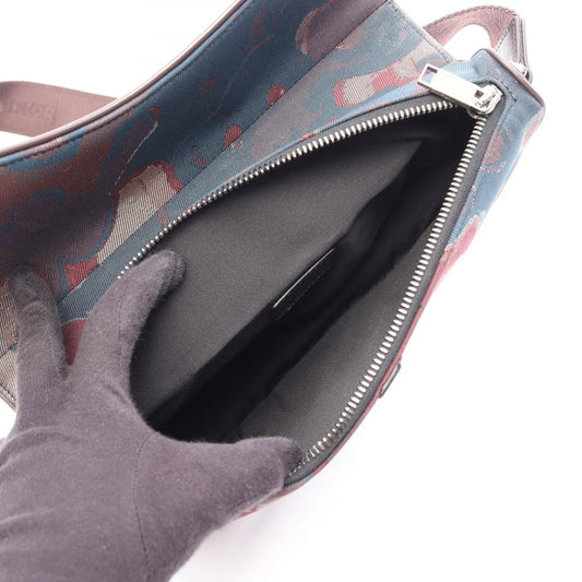 Dior Christian Dior   PETER DOIG Saddlebag Waist bag Body bag Brown/Multicolor canvas leather 2101219900995