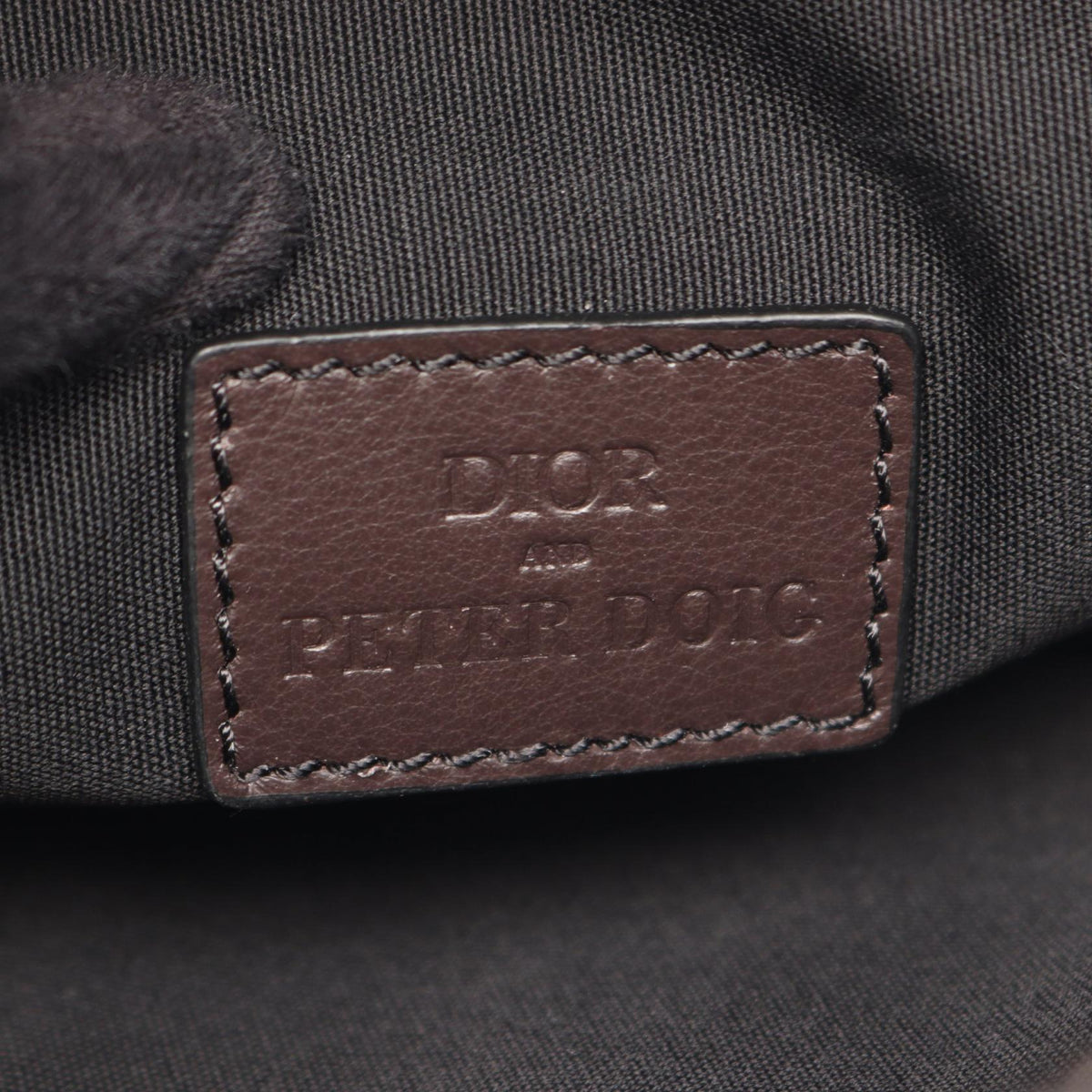 Dior Christian Dior � PETER DOIG Saddlebag Waist bag Body bag Brown/Multicolor canvas�leather 2101219900995