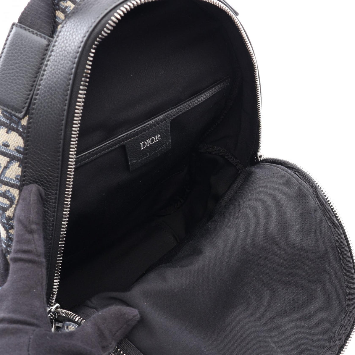 Dior Rider Sling Bag Oblique Waist bag Body bag Navy/Beige/Black canvas leather 2101219901077