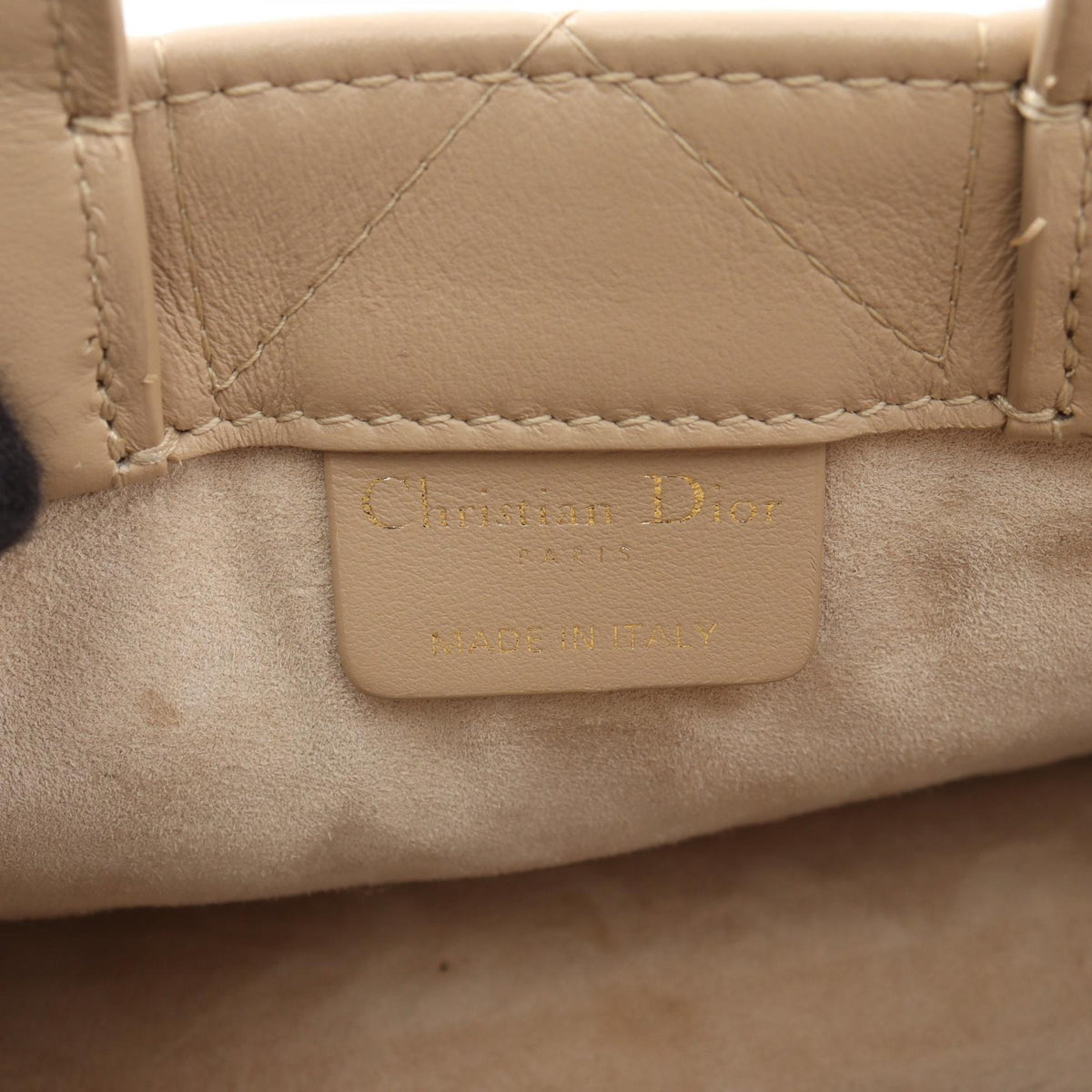 Dior Macro Cannage Book Tote Bag Mini 2WAY Handbag Beige leather S5573OWHP_M51U 2101219901589