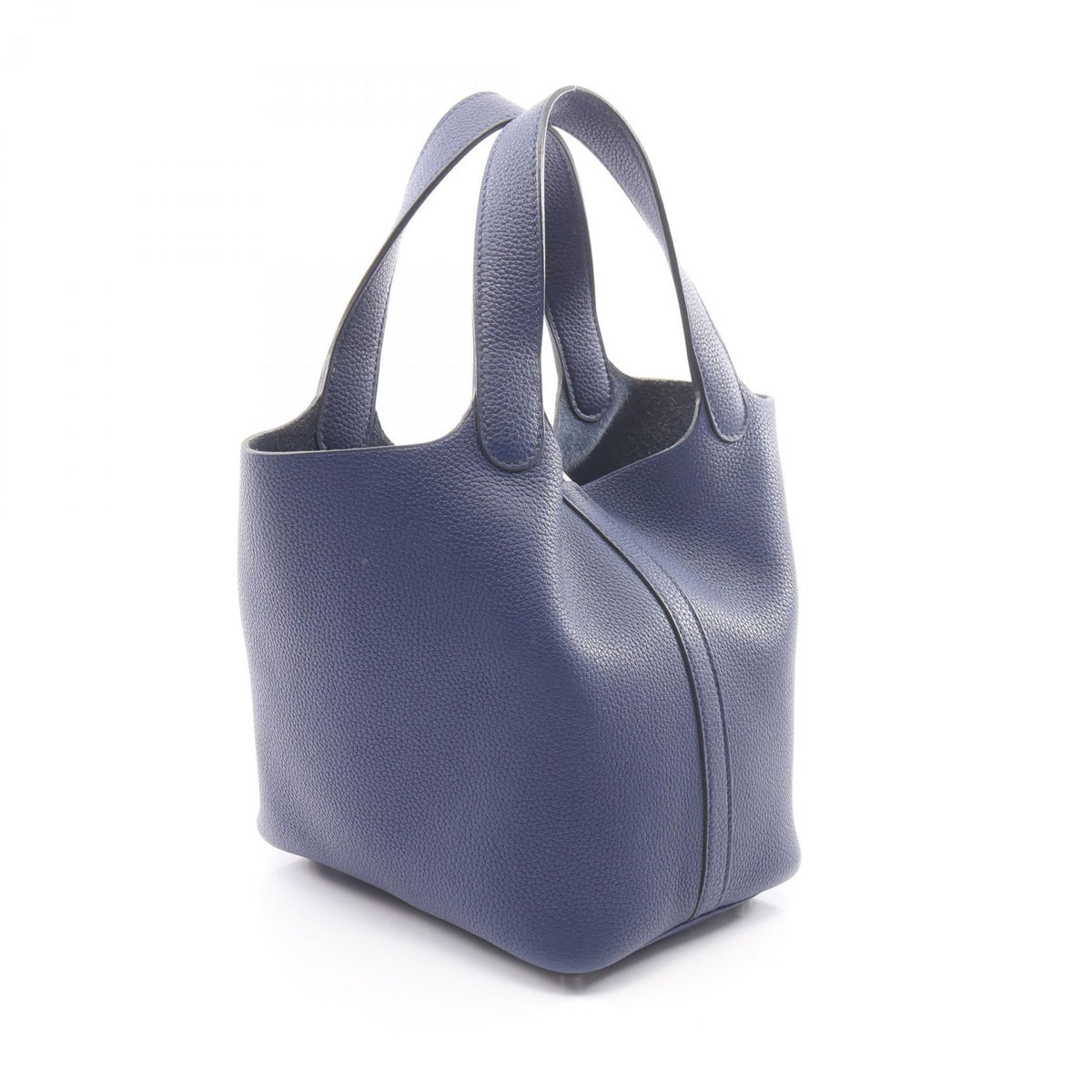HERMES Picotin Lock PM HandbagBlue encre Blue encre Blue Taurillon Clemence leather Taurillon Clemence 2104102529761