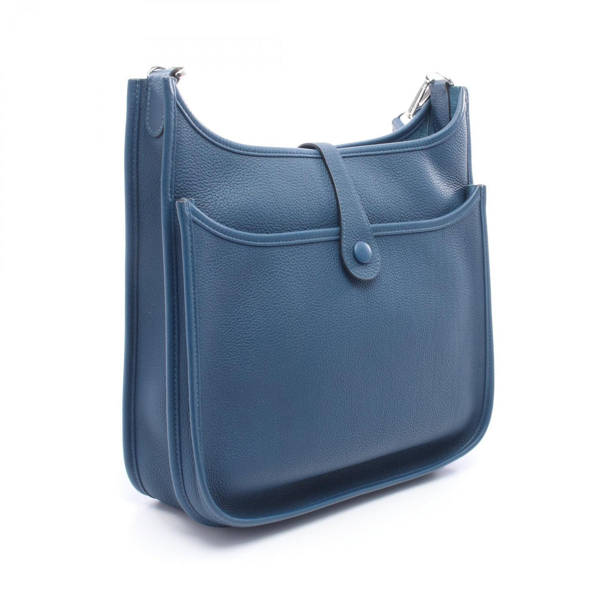 HERMES Evelyne 3 Trois PM Deep blue Shoulder Bag Blue Taurillon Clemence Other Taurillon Clemence 2101220078928