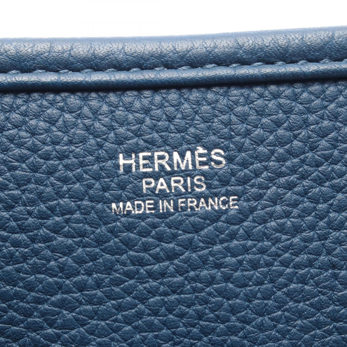 HERMES Evelyne 3 Trois PM Deep blue Shoulder Bag Blue Taurillon Clemence Other Taurillon Clemence 2101220078928