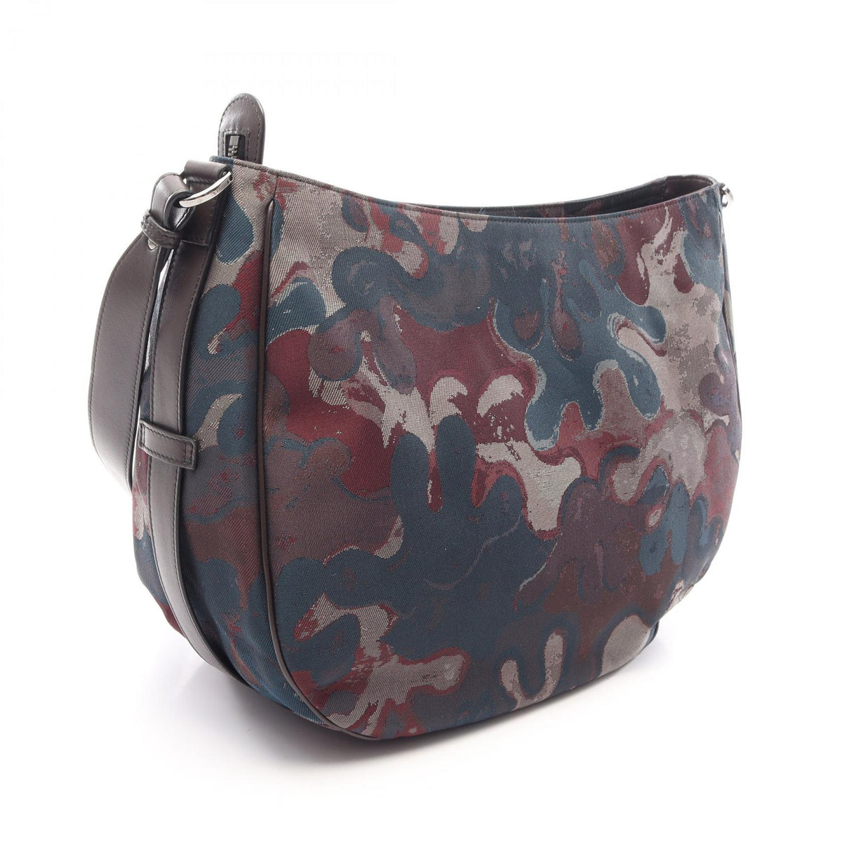 Christian Dior Christian Dior x Peter Doig Saddle Shoulder Bag Blue/Multicolor canvas�leather 2101220061128