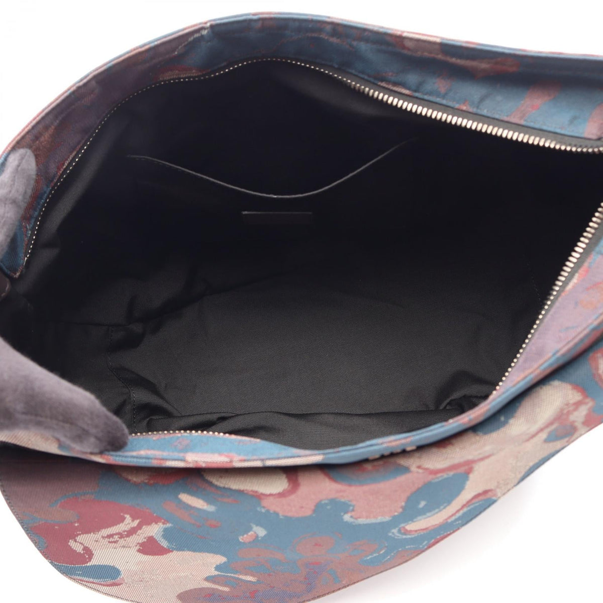 Christian Dior Christian Dior x Peter Doig Saddle Shoulder Bag Blue/Multicolor canvas�leather 2101220061128