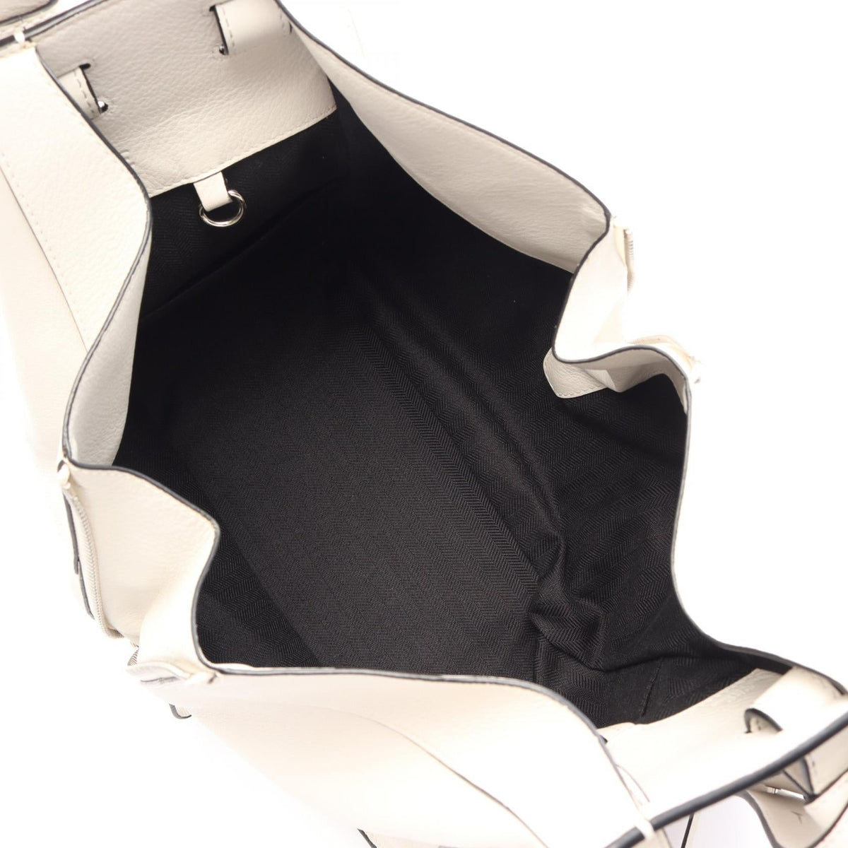 LOEWE Hammock Bag Small 2-Way Handbag White leather 2101220063054