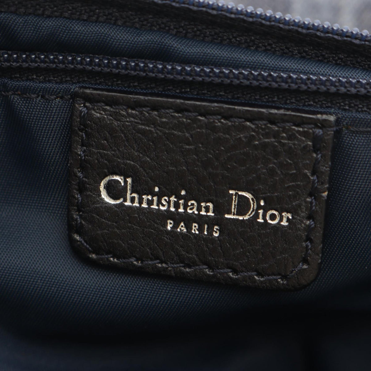 Dior Flightline trotter Shoulder Bag Navy/Black/Orange denim leather 2101220051969