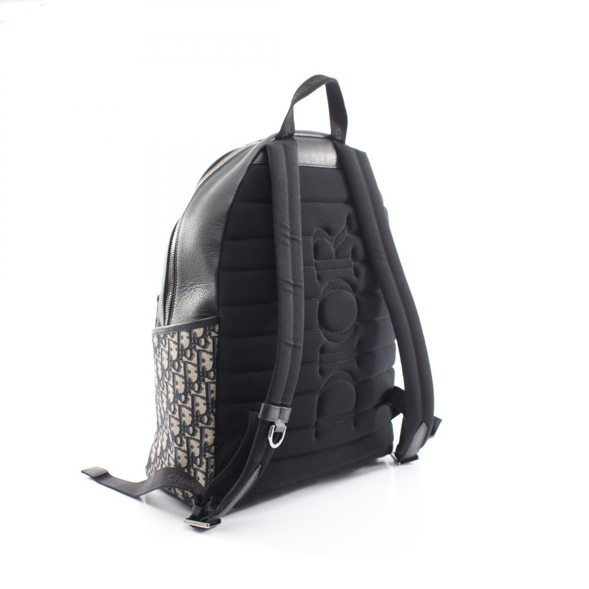 Dior explorer oblique Rucksack Backpack Navy/Beige canvas leather 1ESBA012YKY 2104102520010