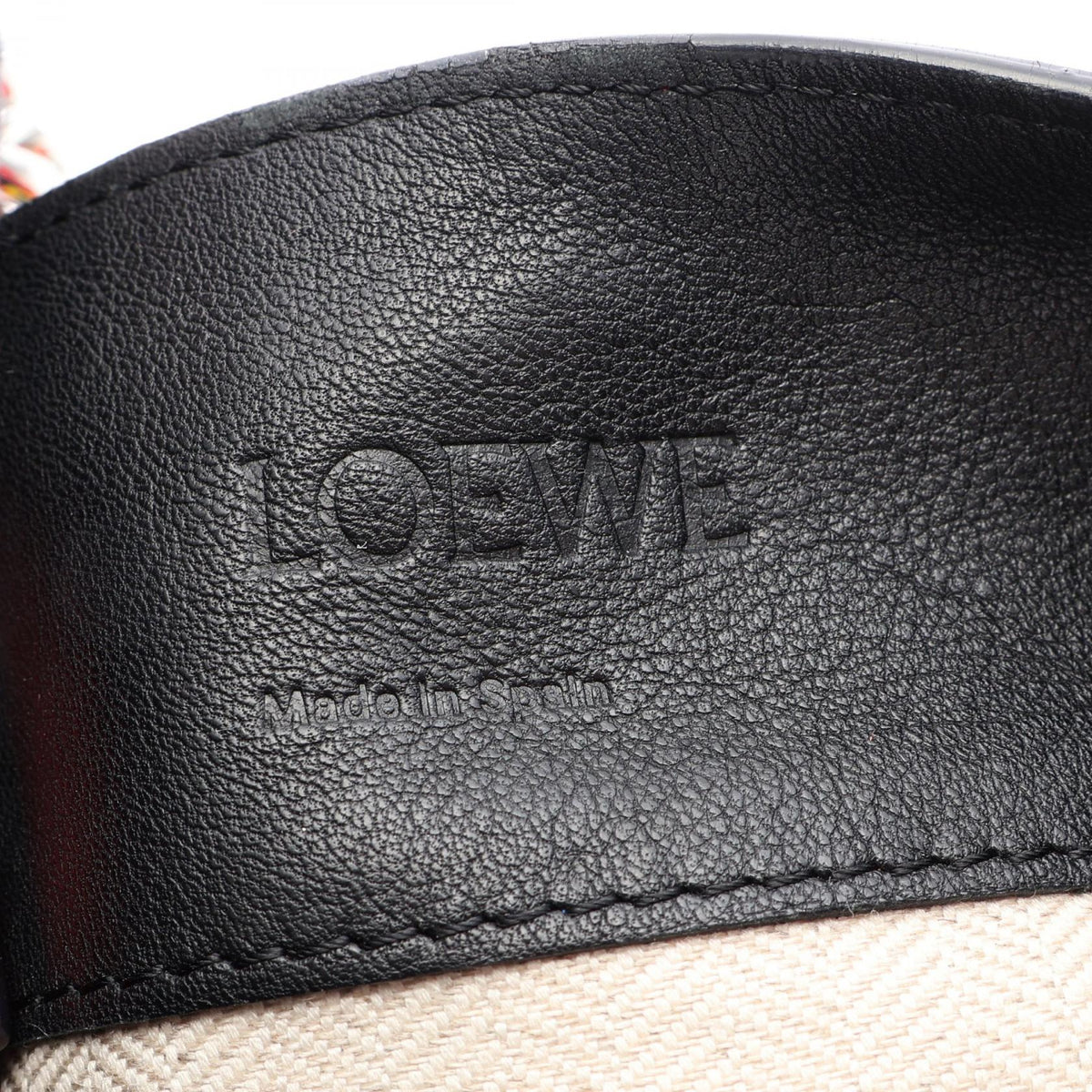 LOEWE V-Bucket 2WAY Shoulder Bag Red/Multicolor leather 2101219982267