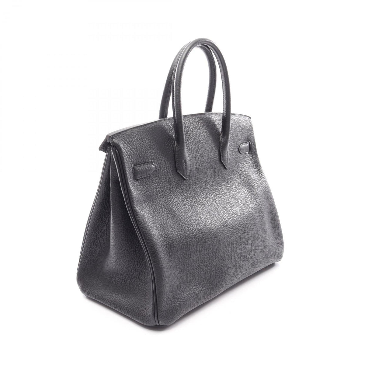HERMES Birkin 35 Handbag Black Ardennes leather leather Ardennes leather 2104102520928