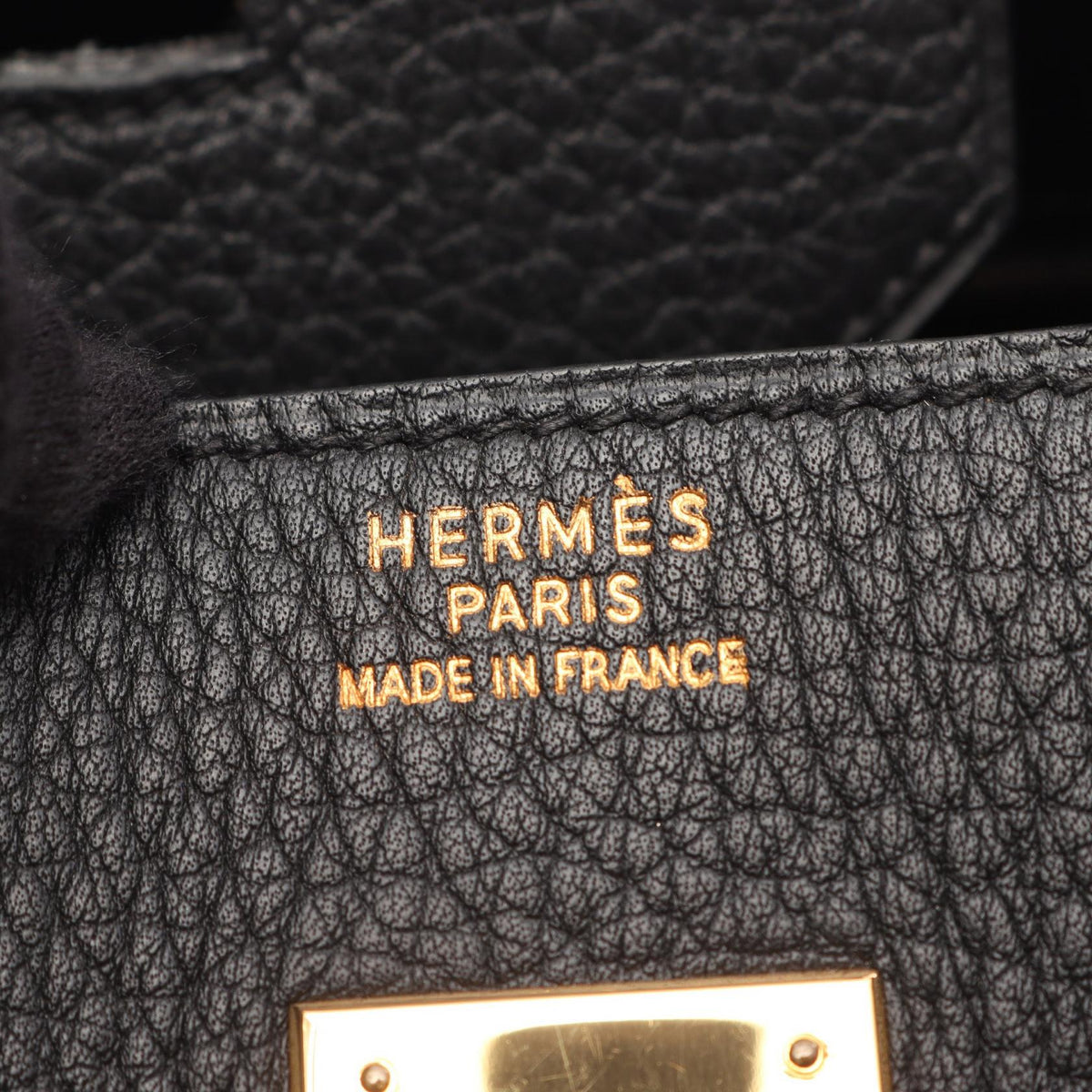 HERMES Birkin 35 Handbag Black Ardennes leather leather Ardennes leather 2104102520928