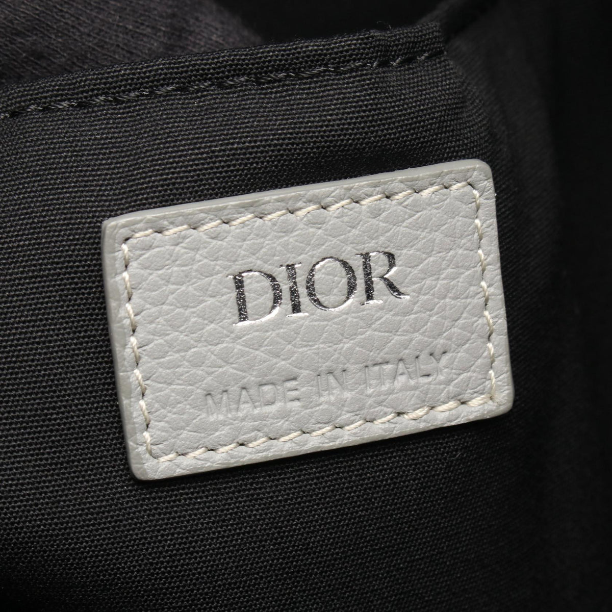 Dior RIDER 1947 Rucksack Backpack Gray leather 1ESBA088NFS 2120100034113