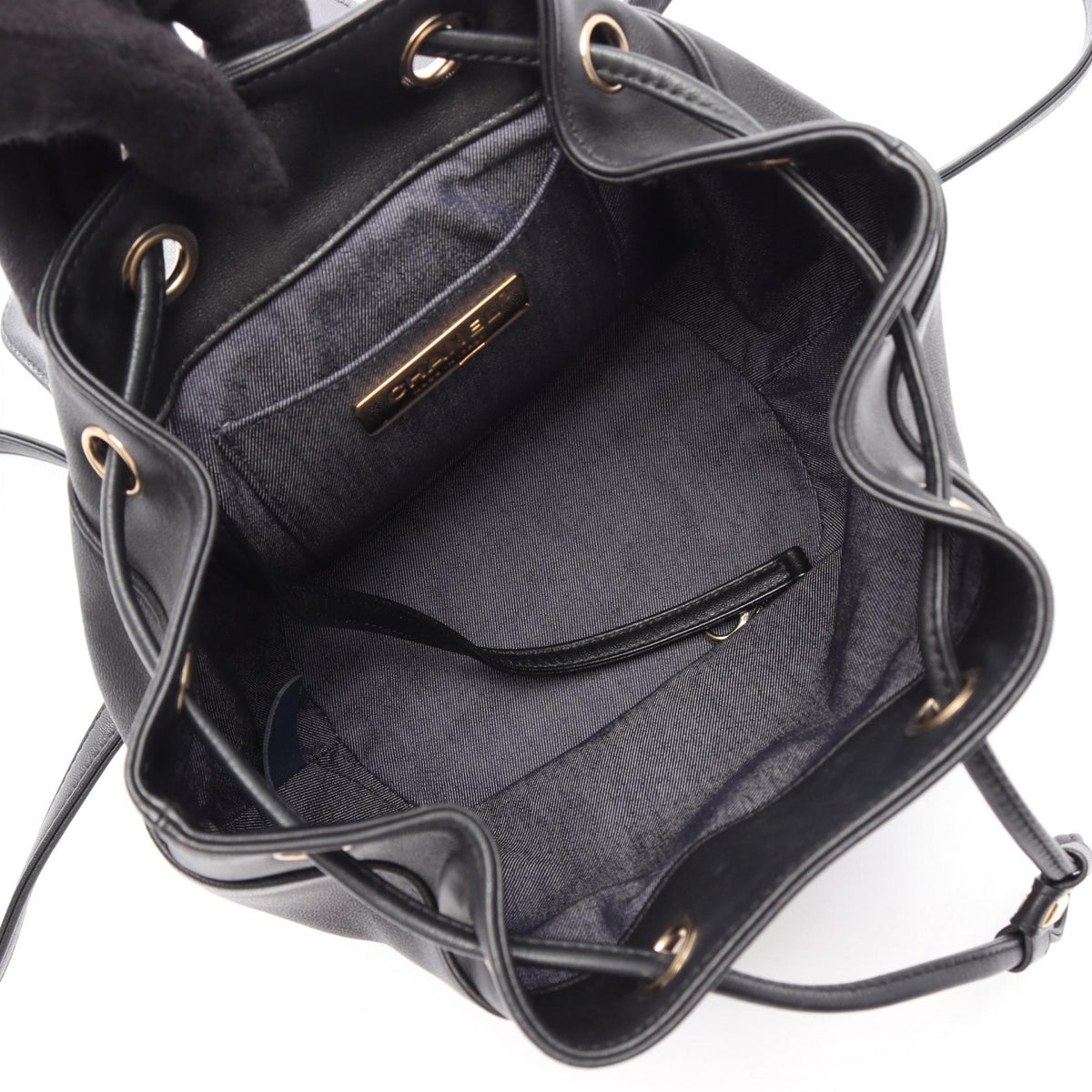 CHANEL Black COCO Mark Chain Lambskin (sheep leather) 2101219989679