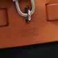 HERMES Herbag PM HandbagNoir Black Noir Black Black/Brown Toile officier canvas leather Toile officier / Vache leather hunter 2101219994956