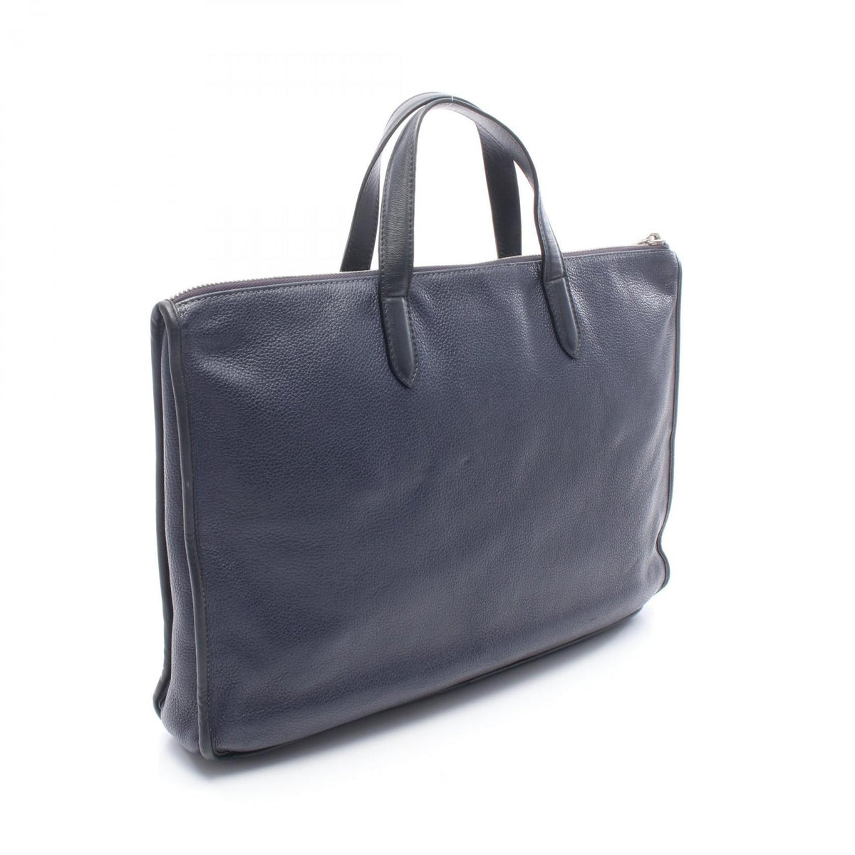 LOEWE anagram Briefcase Navy/Black leather 2101220017323