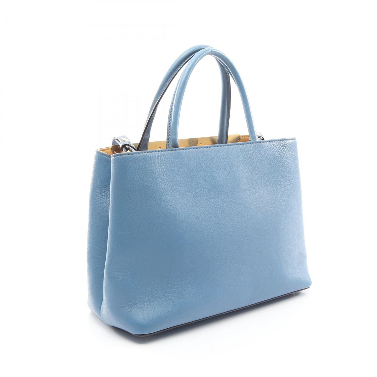 FENDI PETITE 2JOURS Petite Toujours 2WAY Handbag Blue/Bordeaux leather 8BH253 2101220018122