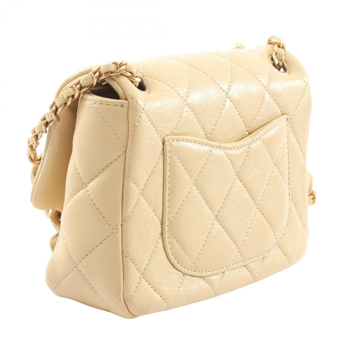 CHANEL Yellow Mini Matelasse leather 2101219864440