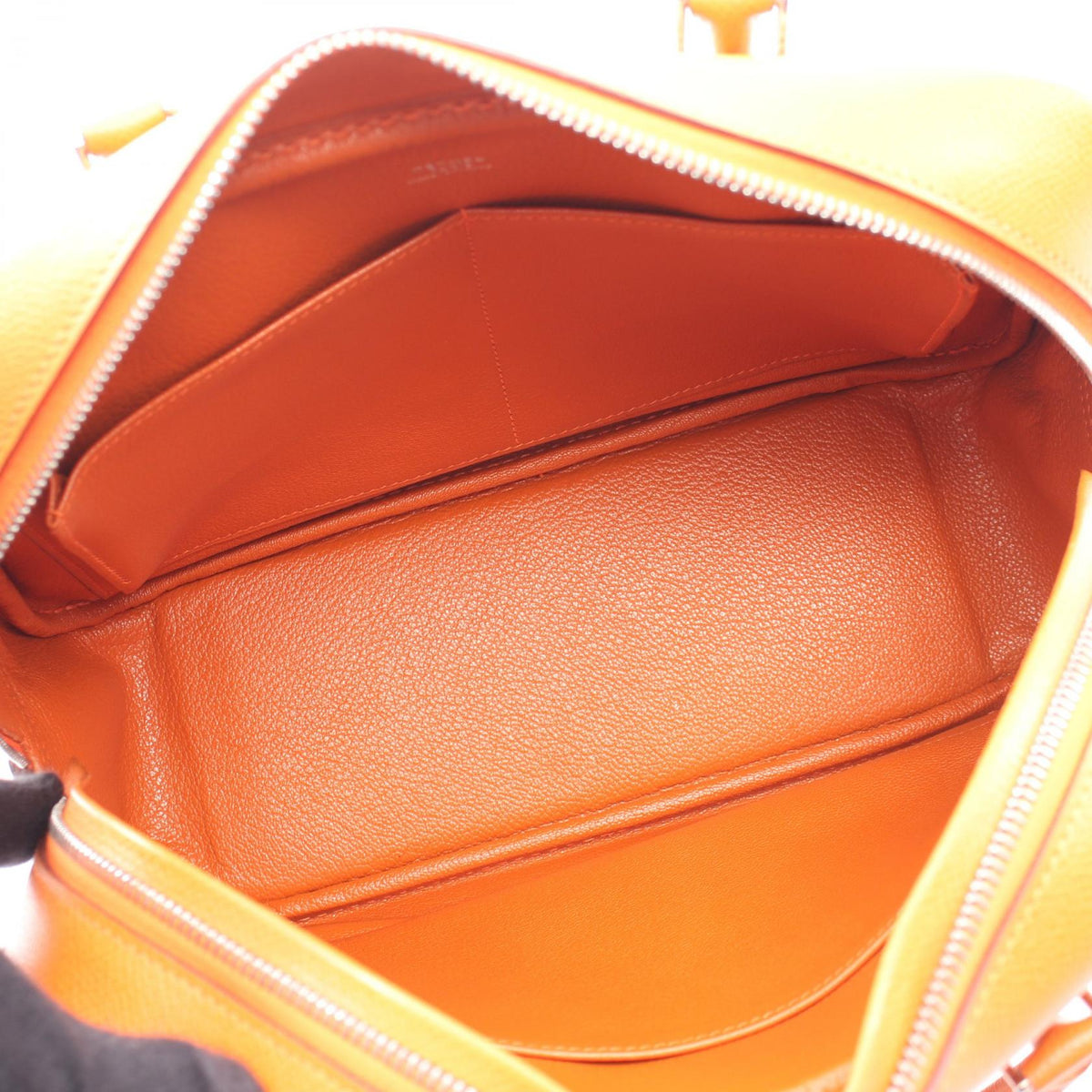 HERMES Purum 28 HandbagOrange Orange Orange Epsom leather 2106800630299