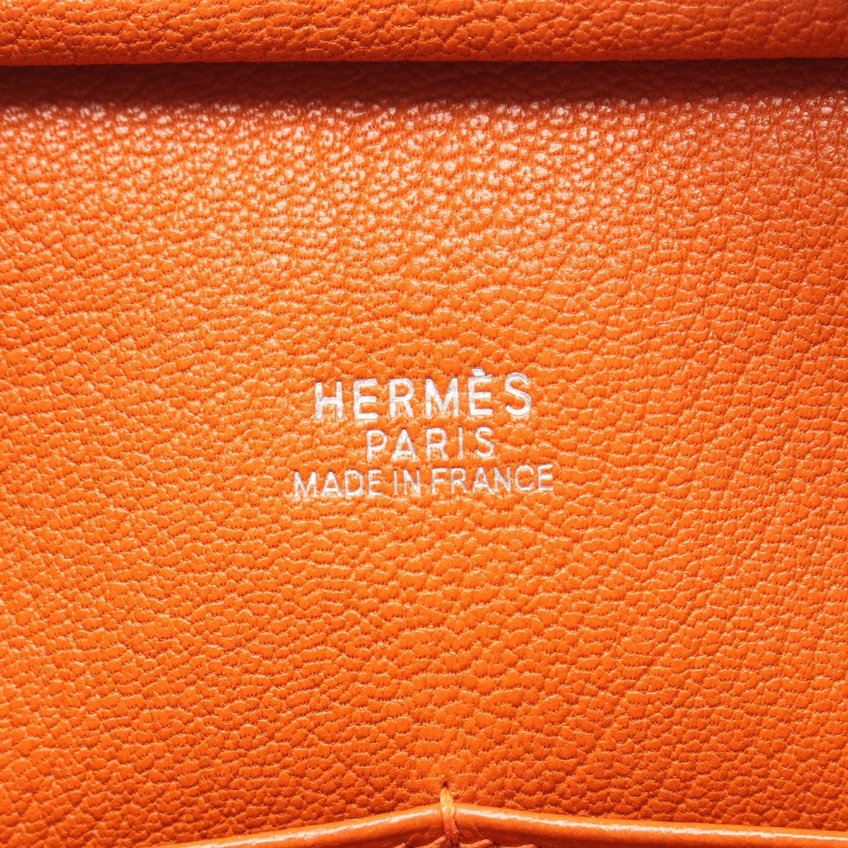 HERMES Purum 28 HandbagOrange Orange Orange Epsom leather 2106800630299