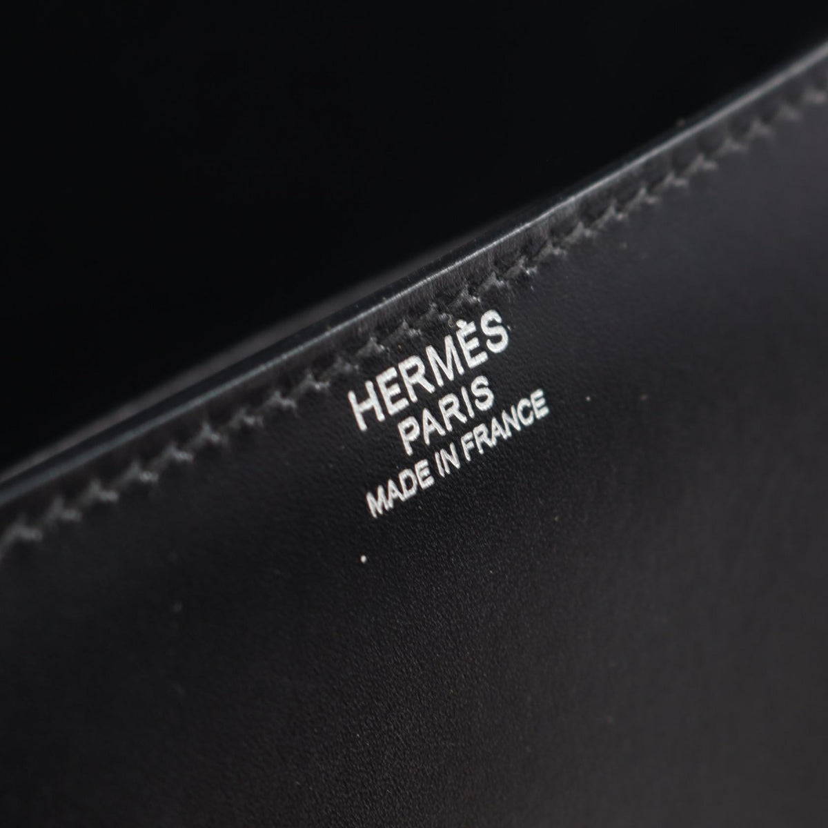 HERMES Cherche Midi 25 Shoulder Bag Black Box calf leather Calfskin (cowhide) 2120100031822