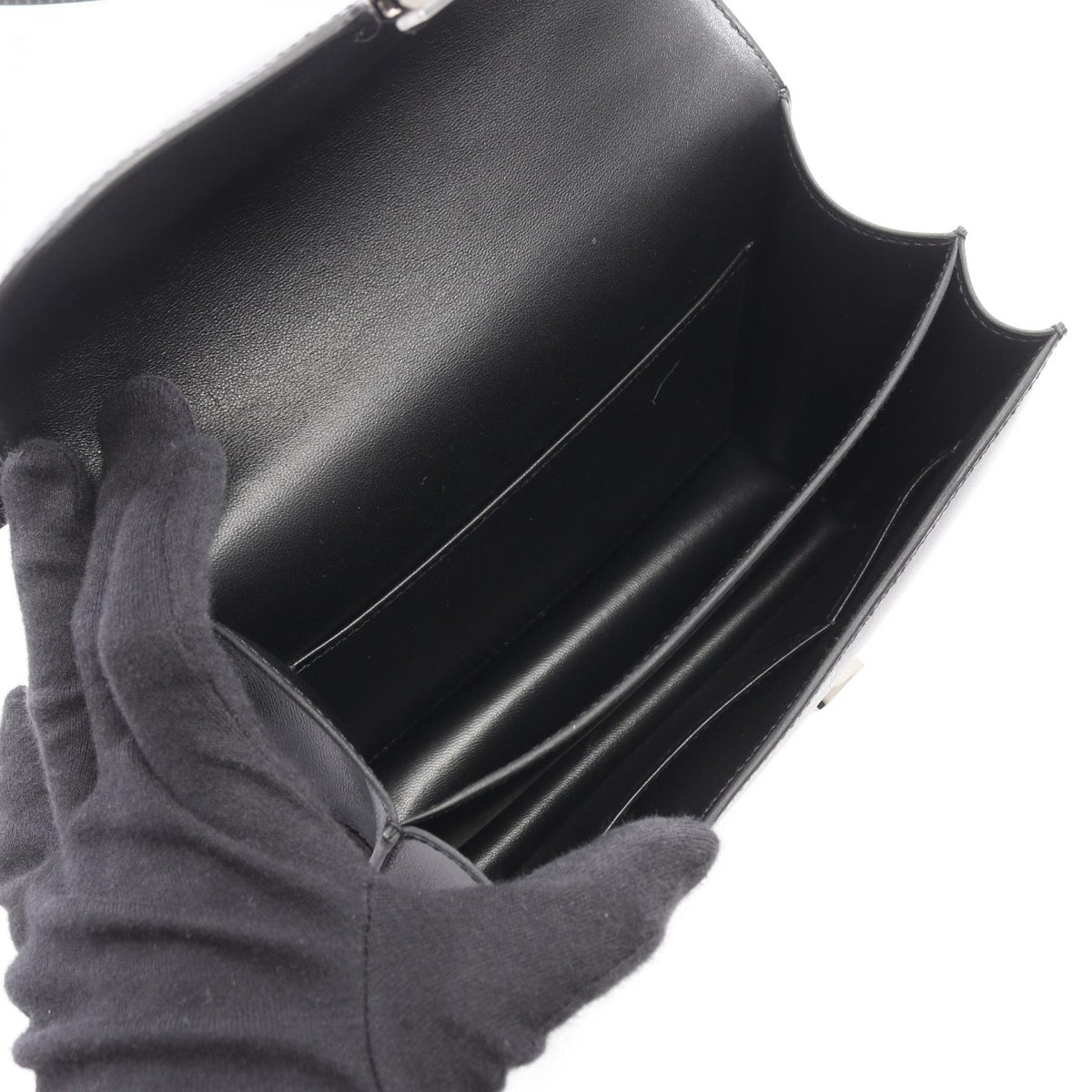 HERMES Constance 3 mini Shoulder Bag Black Box calf leather Calfskin (cowhide) leather 2101219871684