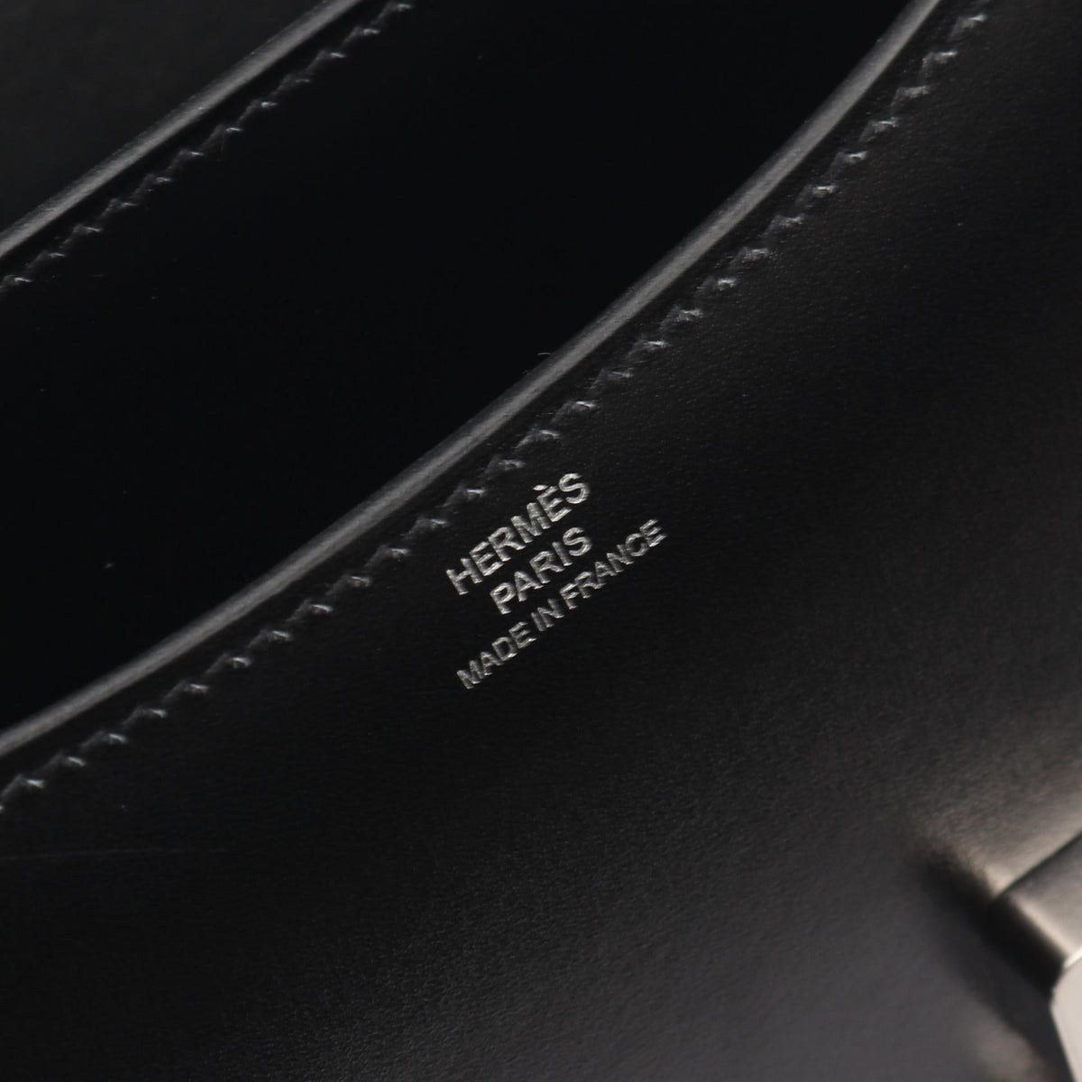 HERMES Constance 3 mini Shoulder Bag Black Box calf leather Calfskin (cowhide) leather 2101219871684