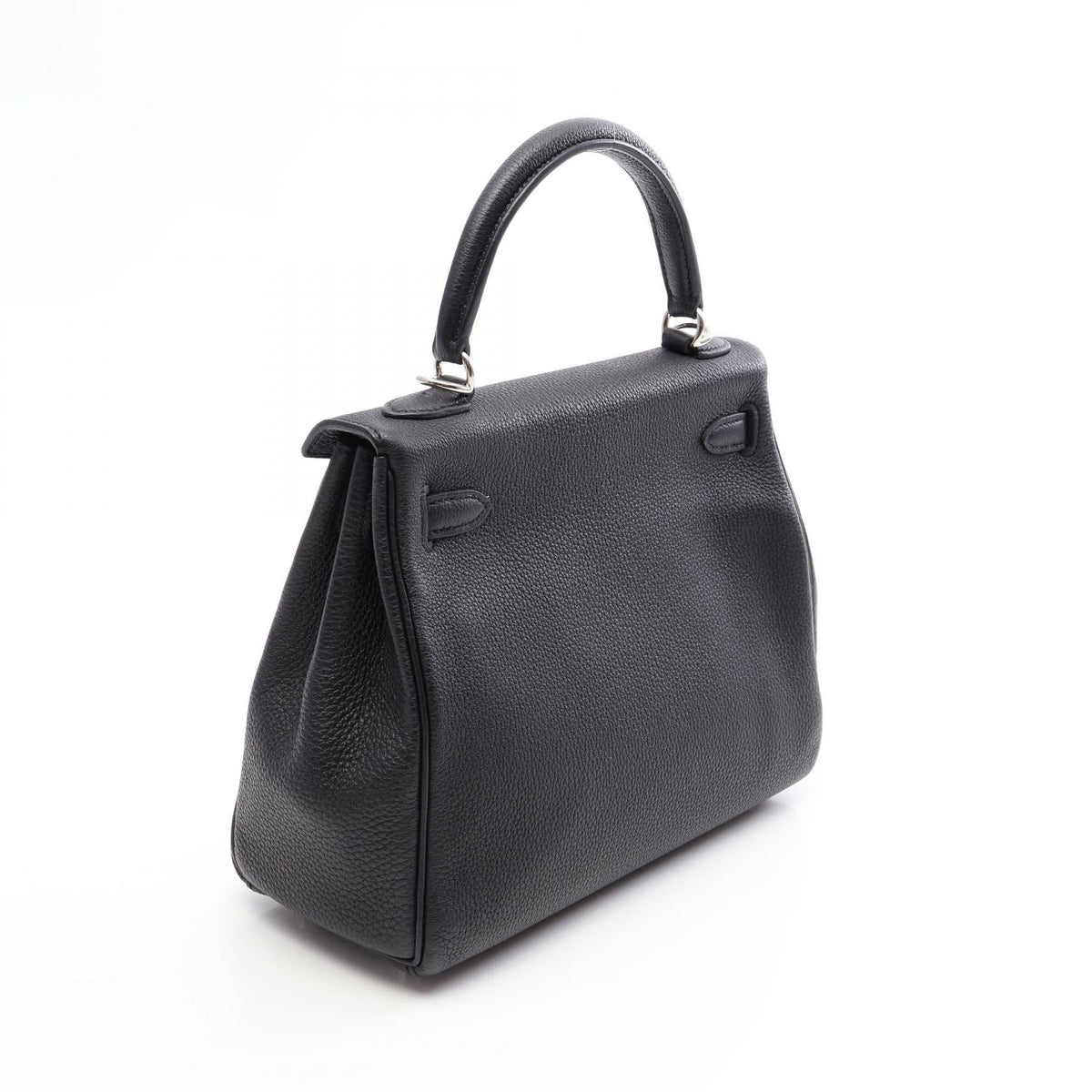 HERMES Kelly 25 2WAY Handbag Black Togo leather leather 2101219871691