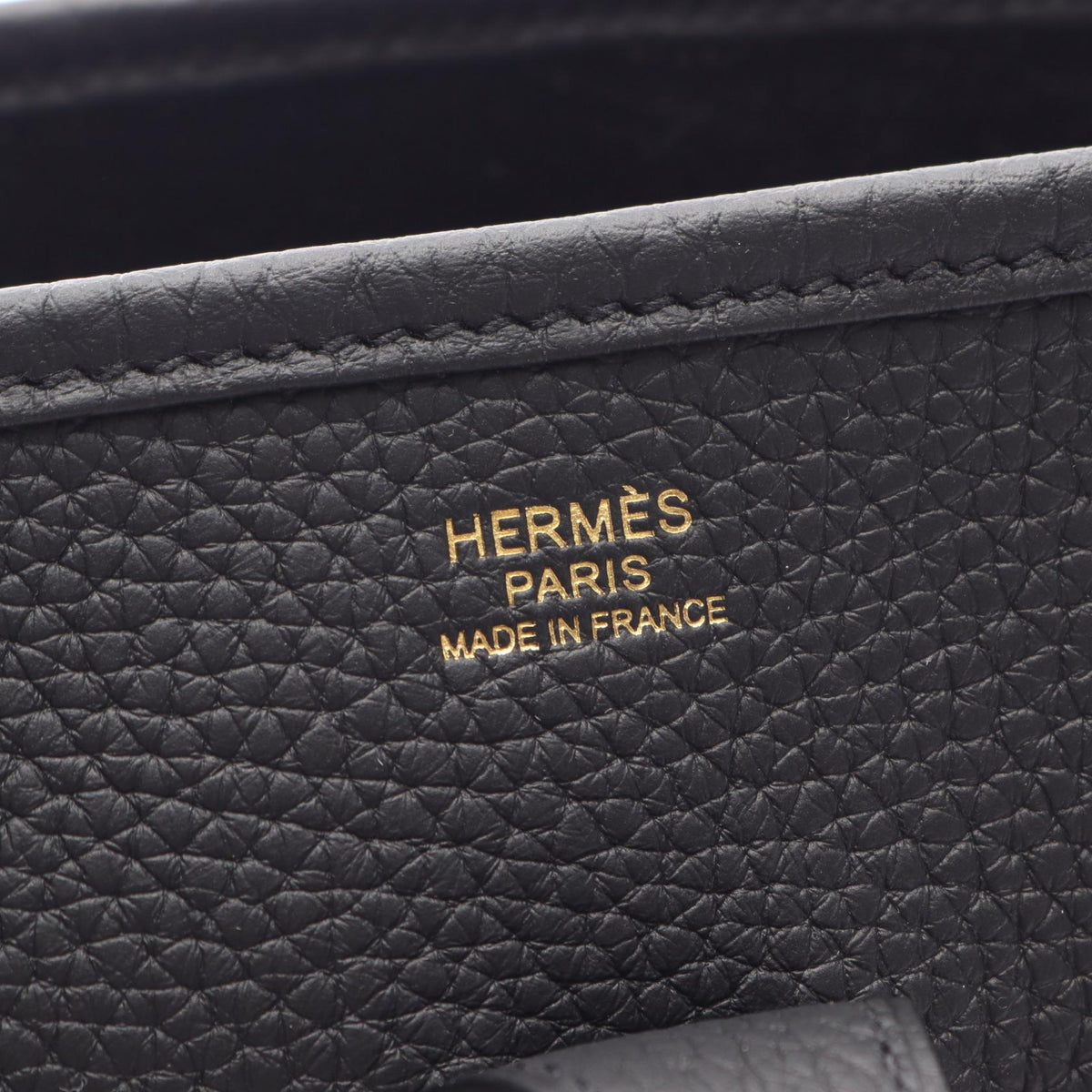 HERMES Evelyne 3 Troyes PM Shoulder Bag Black Taurillon Clemence leather Taurillon Clemence 2101219872391