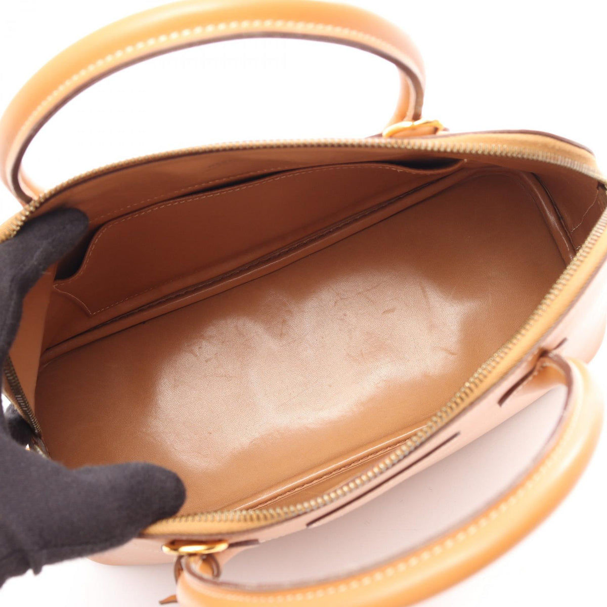 HERMES Bolide31 Natural 2WAY HandbagNatural Natural Brown Chamonix leather leather 2101219873299