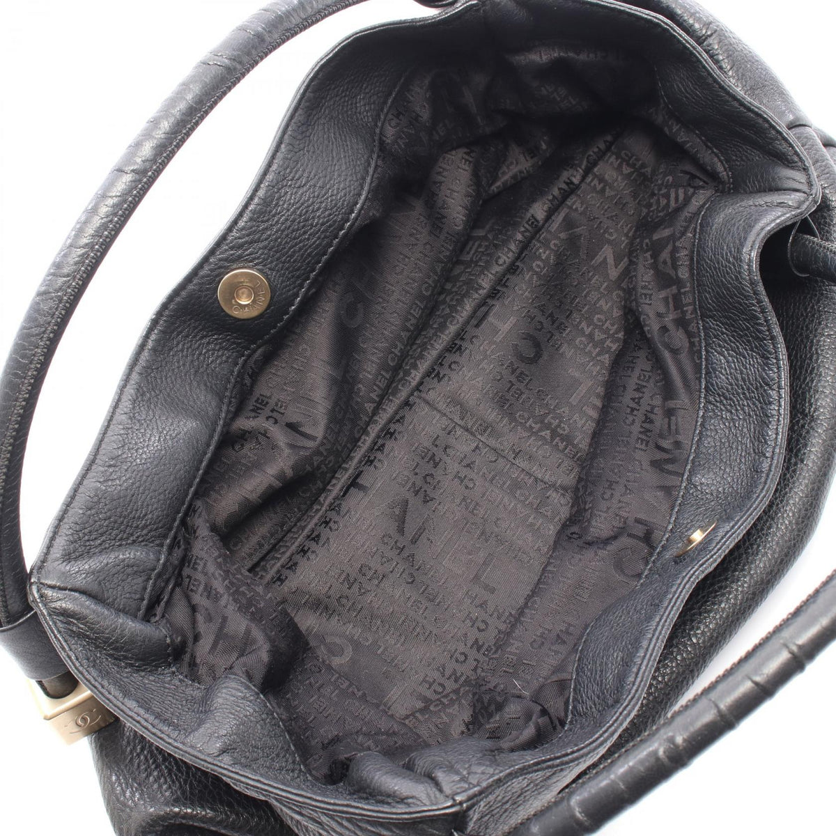 CHANEL Black CocoCube Hobo Bag leather 2101219877464