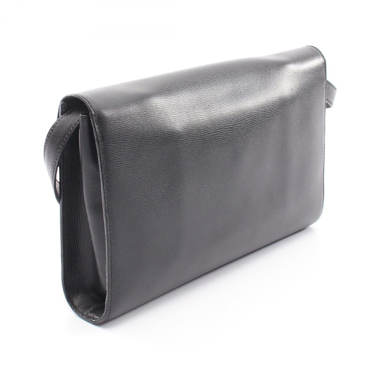 Dior CD logo vintage Shoulder Bag Black leather 2101219851044