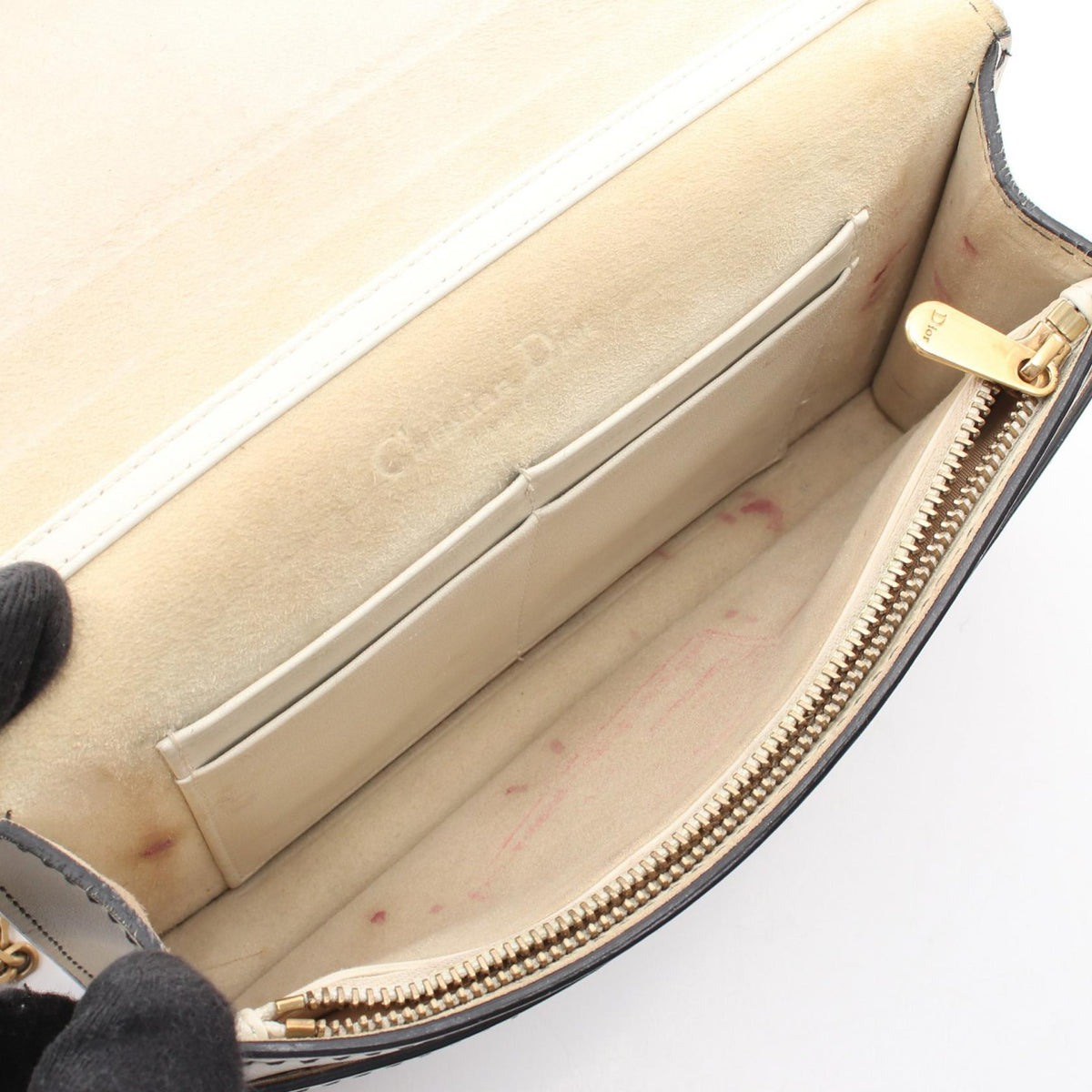 Dior J'ADIOR Christian Dior Shoulder Bag White leather 2101219851075