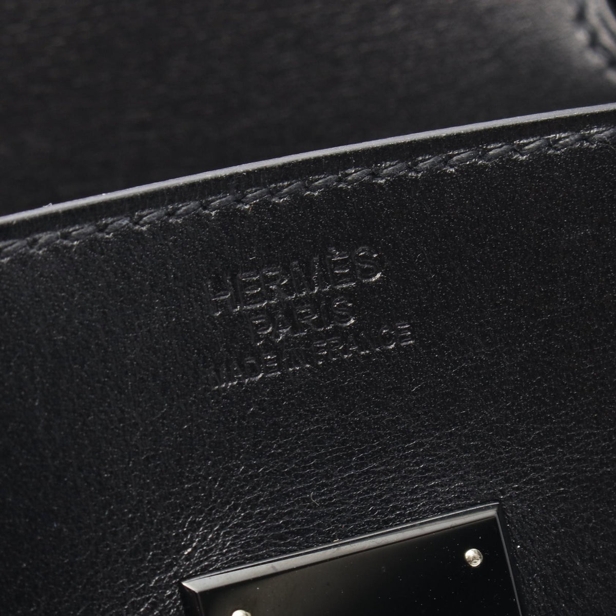 HERMES Birkin 30 HandbagSo Black So Black Black Box calf leather Calfskin (cowhide) 2120100031471