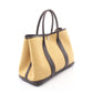 HERMES Garden party TPM Tote BagEvennes Evennes Yellow/Brown Towar Military canvas leather Toile Military / Negonda leather 2101219852577