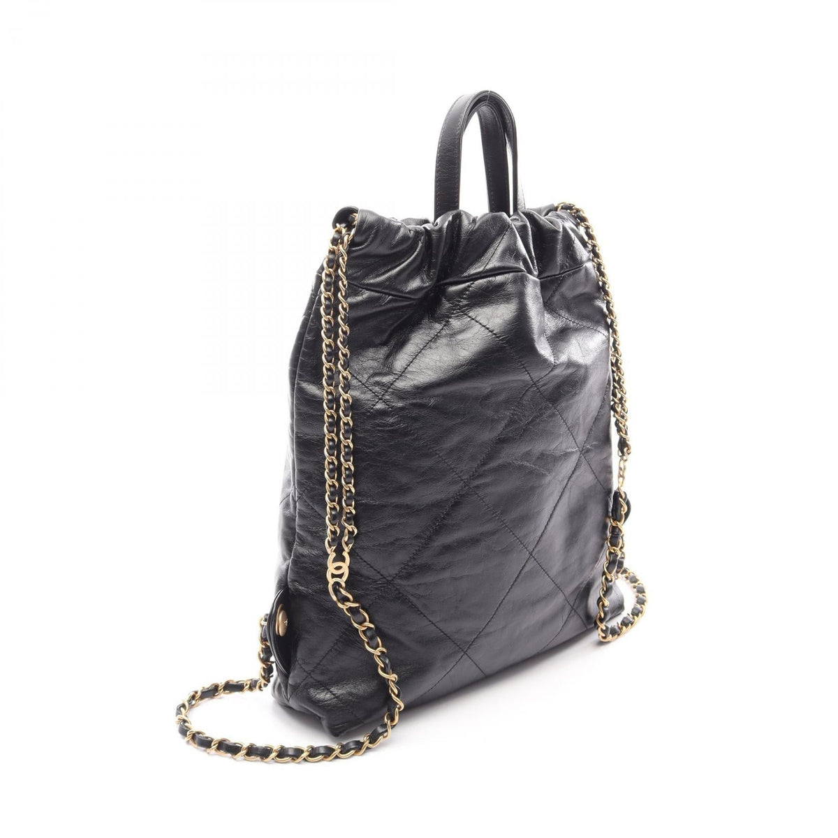 CHANEL Black chanel 22 small leather 2101219873466