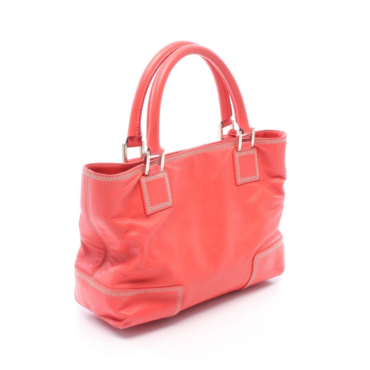 LOEWE Amazona Justa Handbag Red leather 2101219875019