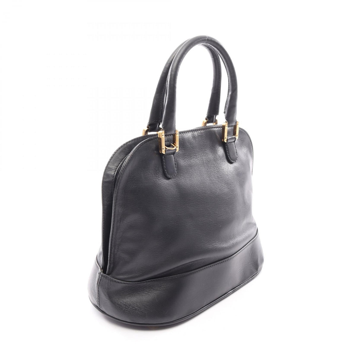 LOEWE Anagram 2WAY Handbag Black leather 2101219875170