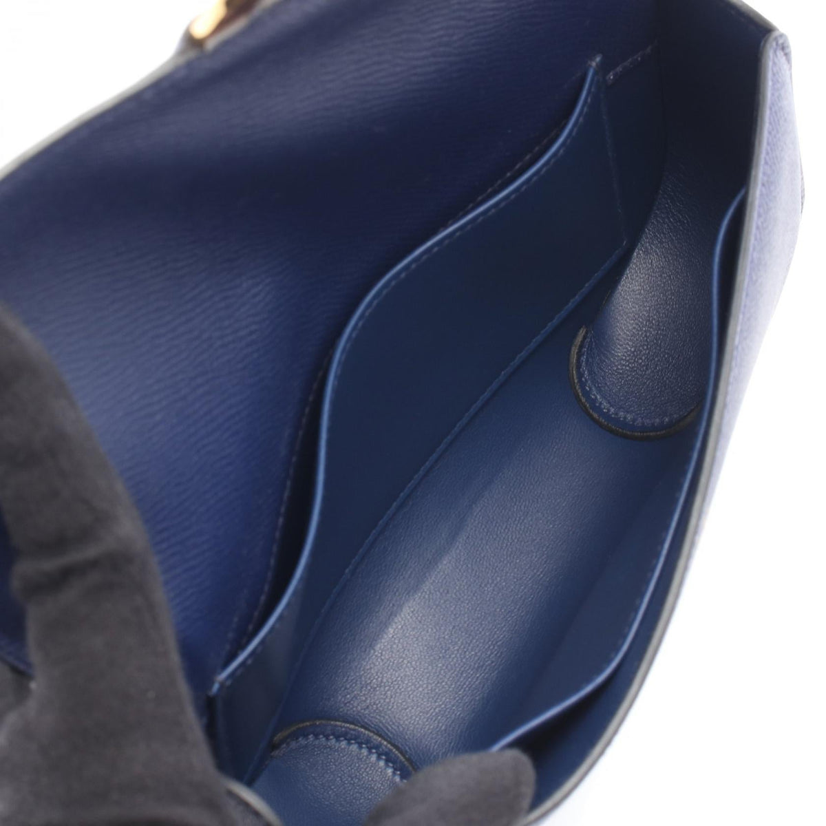 HERMES Cherche Midi Blue Sapphire business bag clutch bagBlue saphir Blue saphir Blue Epsom leather 2101219852904