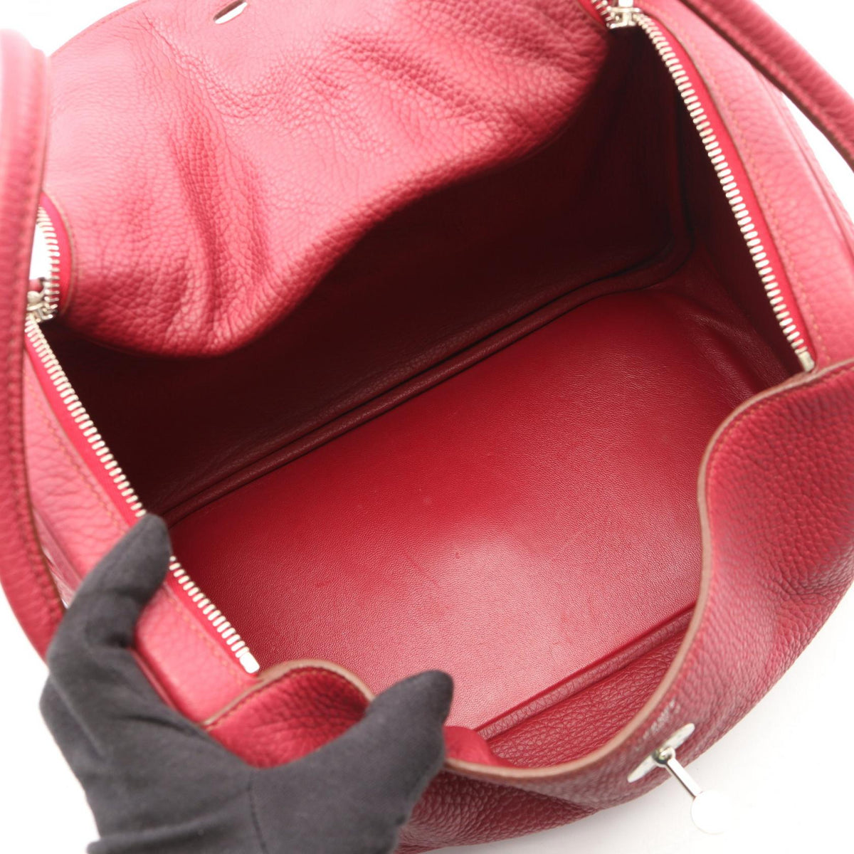 HERMES Lindy 34 Tosca Shoulder BagTosca Tosca Bordeaux Taurillon Clemence leather 2101219855219