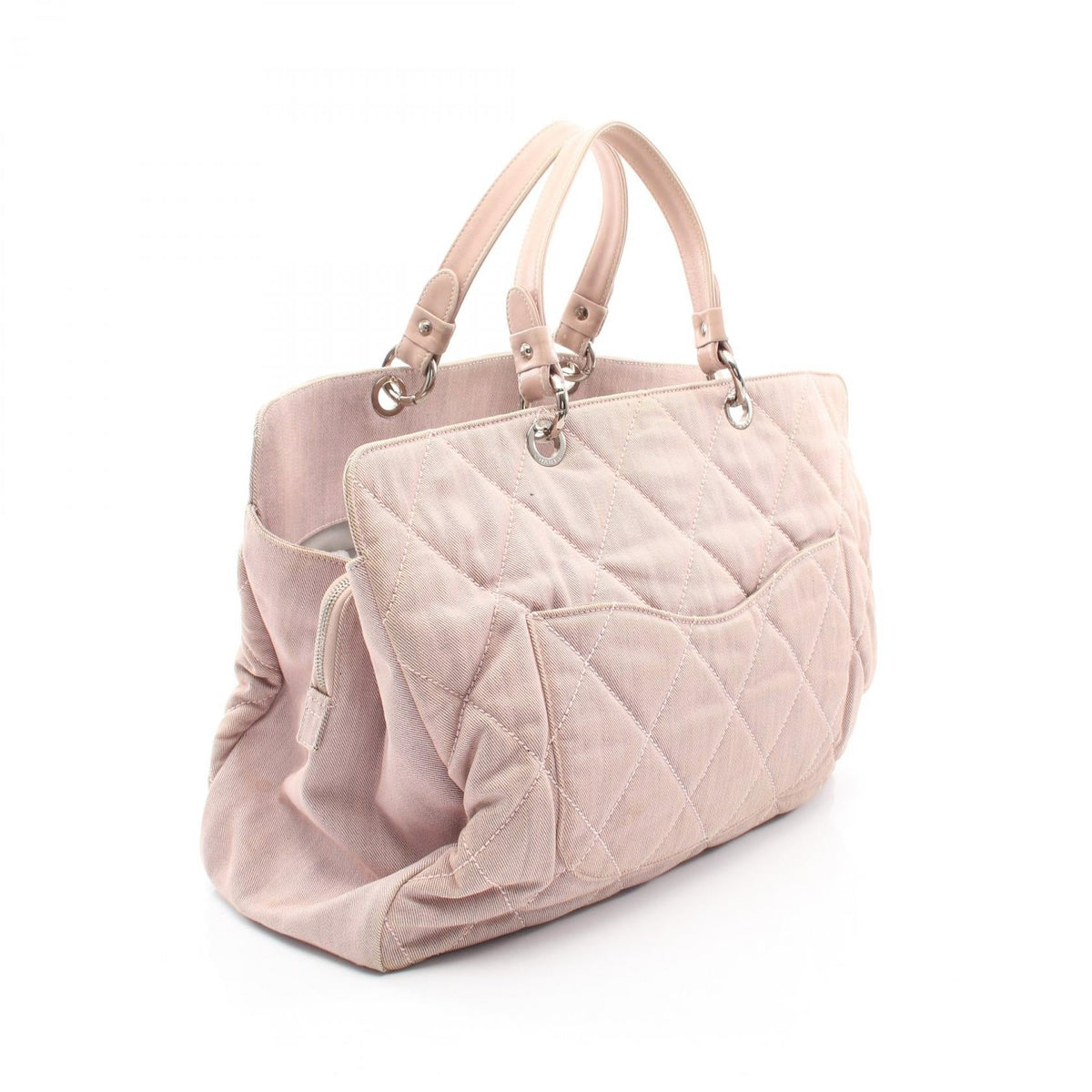 CHANEL Pink COCO Mark canvas�leather 2101219856551