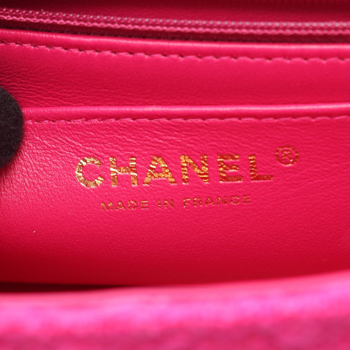 CHANEL Pink Mini Matelasse 20 Fabric�leather 2106800630015