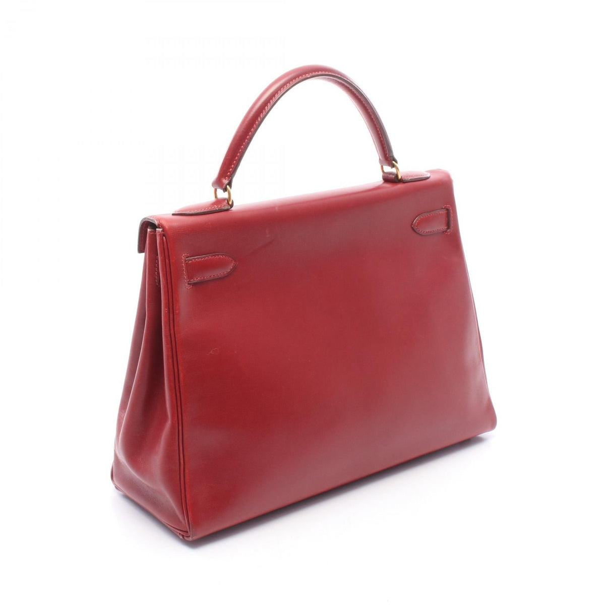 HERMES Kelly 32 Rouge vif (2-way bag with internal stitching) HandbagRouge vif Rouge vif Red Vota De Lacto leather 2101219858784