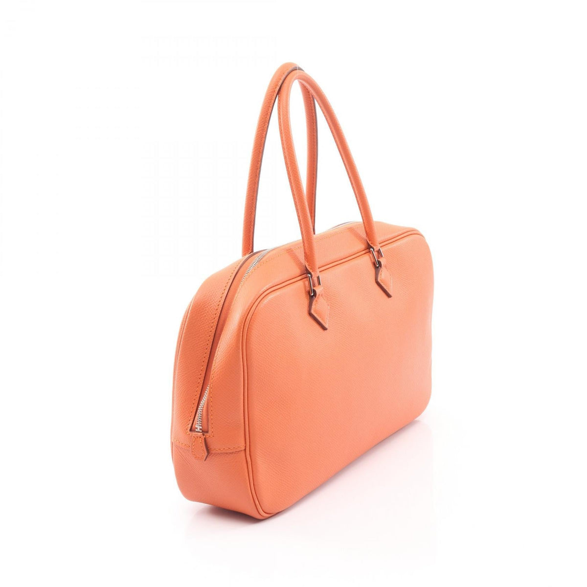 HERMES Plum Elan 28 HandbagOrange Orange Orange Epsom leather Calfskin (cowhide) Epsom 2101219860381