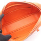 HERMES Plum Elan 28 HandbagOrange Orange Orange Epsom leather Calfskin (cowhide) Epsom 2101219860381