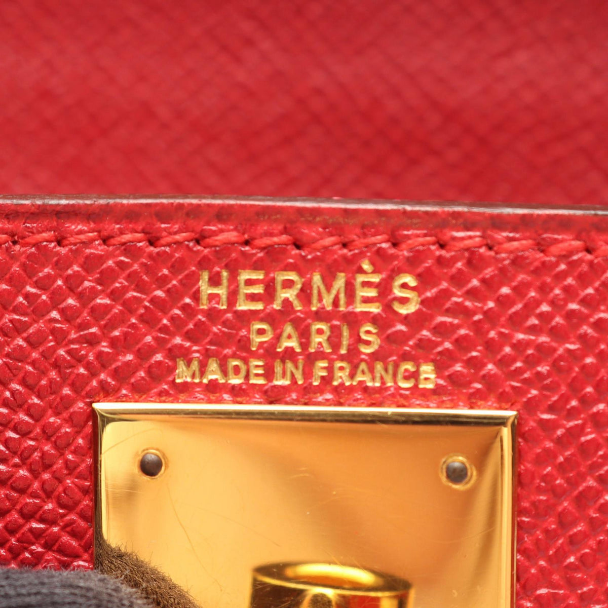 HERMES Kelly 28 Rouge vif 2WAY HandbagRouge vif Rouge vif Red Courchevel leather 2101219839899