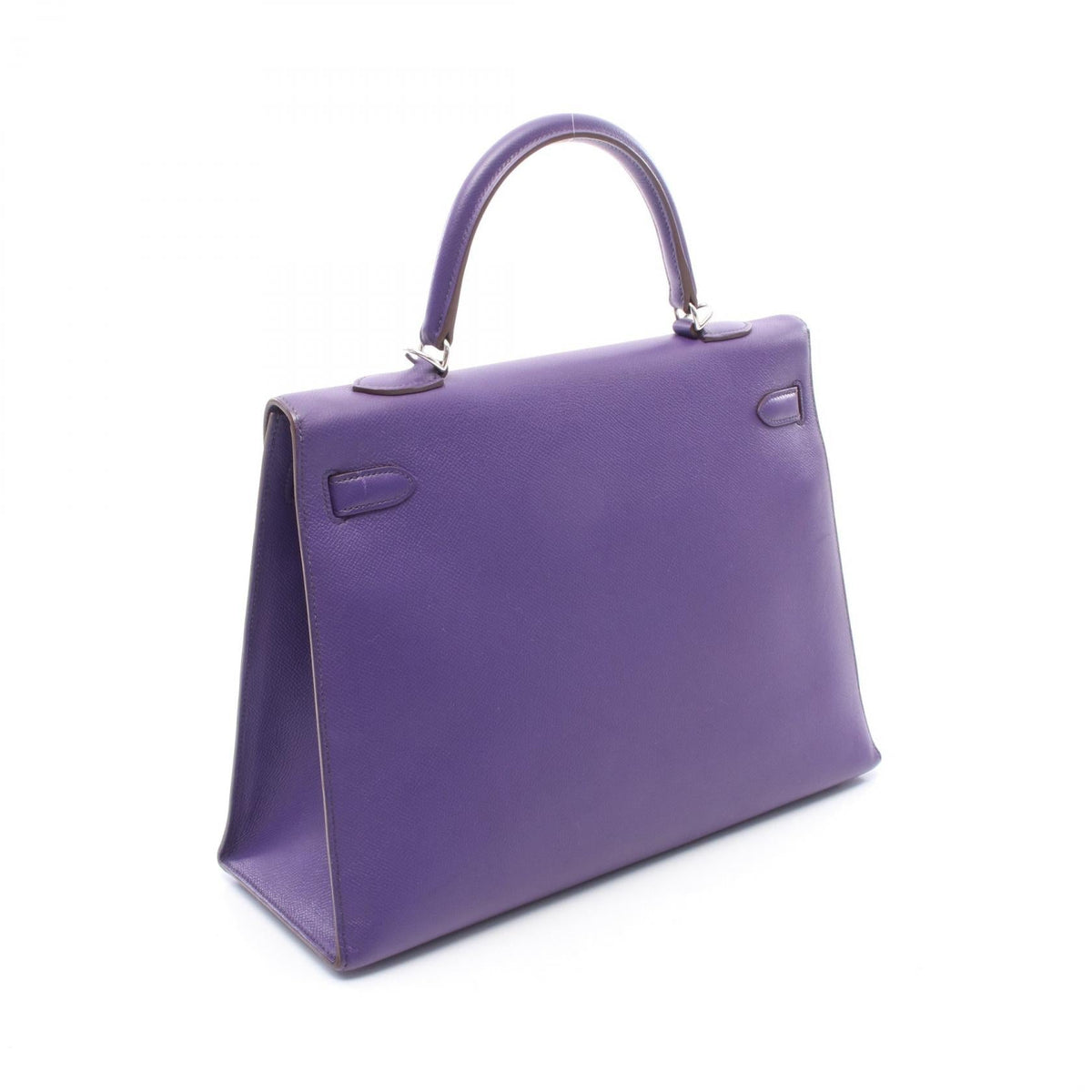 HERMES Kelly 35 (External Stitching) 2-Way HandbagUltraviolet Ultraviolet Purple Epsom leather 2101219840642