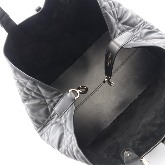Dior Toujours Large Microcannage Tote Bag Black leather M2820OSHJ_M900 2106800628845